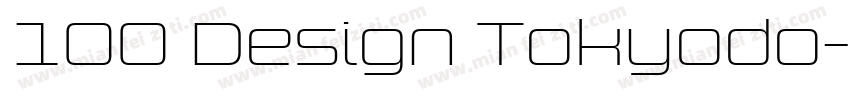 100 Design Tokyodo字体转换